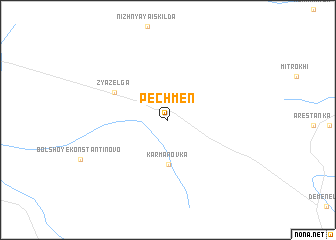 map of Pechmen\