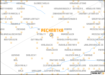 map of Pęchratka