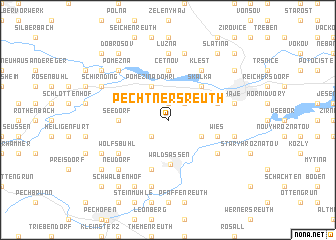 map of Pechtnersreuth