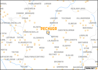 map of Pechuga