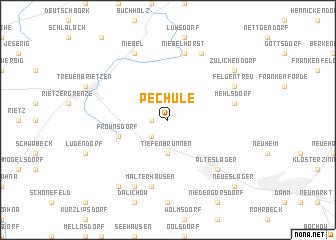 map of Pechüle