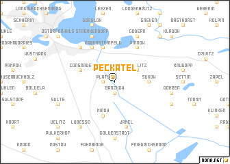 map of Peckatel