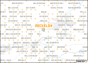 map of Peckeloh