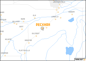 map of Peckham