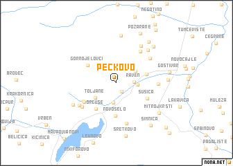 map of Pečkovo