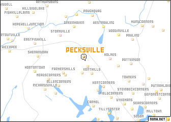 map of Pecksville