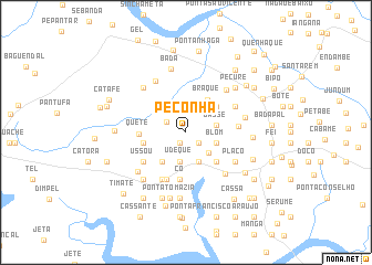 map of Peconha