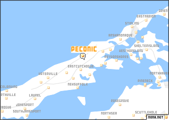 map of Peconic