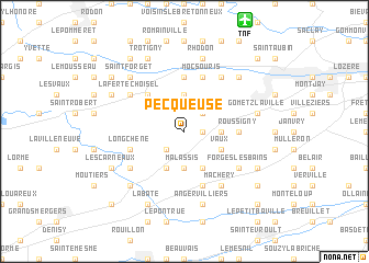 map of Pecqueuse