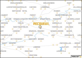 map of Pecqueux