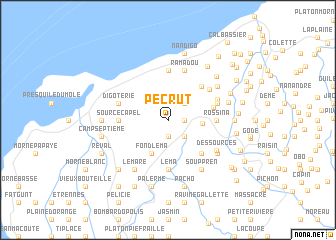 map of Pecrut