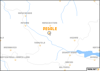 map of Pedale