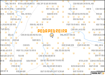 map of Pé da Pedreira