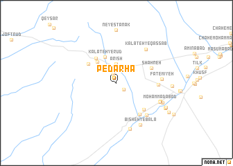 map of Pedarhā