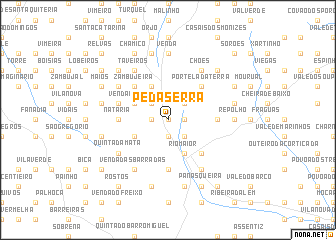 map of Pé da Serra