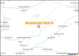 map of Pedashka Vtoraya