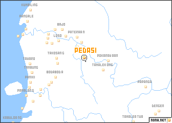 map of Pedasi