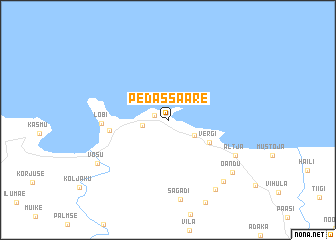 map of Pedassaare