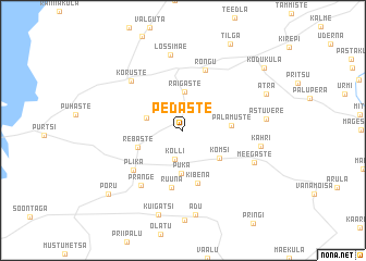 map of Pedaste