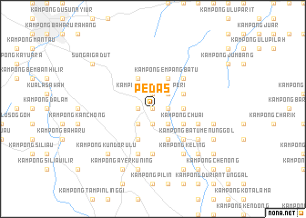 map of Pedas