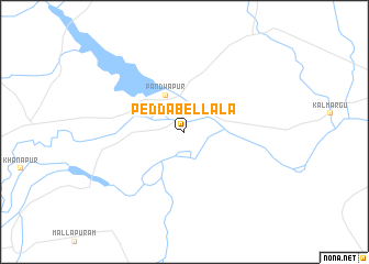 map of Pedda Bellāla