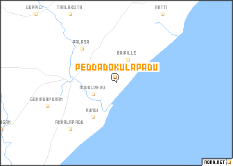 map of Pedda Dokulapādu