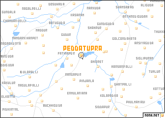 map of Peddatupra