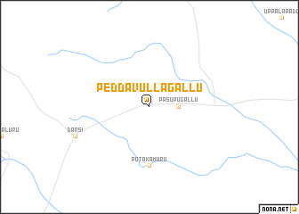 map of Peddavullagallu