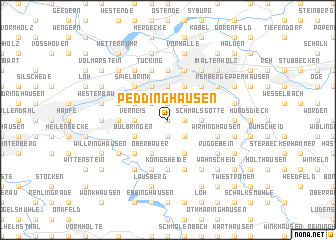 map of Peddinghausen