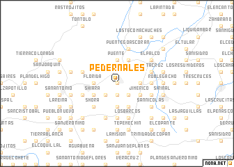 map of Pedernales