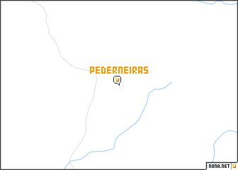 map of Pederneiras