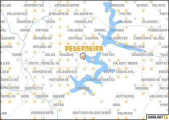 map of Pederneira