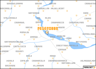 map of Pederobba