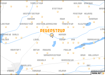 map of Pederstrup