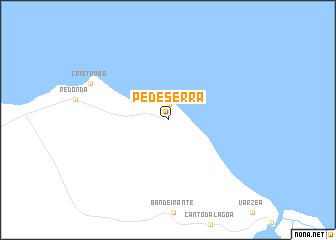 map of Pé de Serra