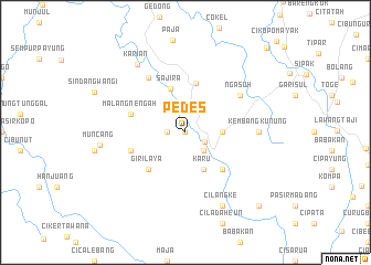 map of Pedes