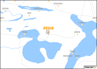 map of Pédia