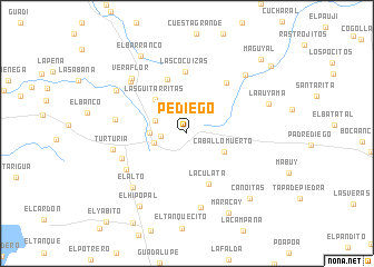 map of Pediego