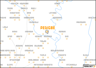 map of Pédigbé