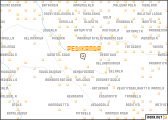 map of Pedikanda