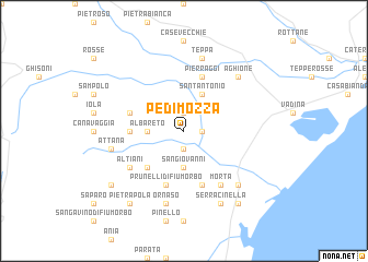 map of Pedimozza