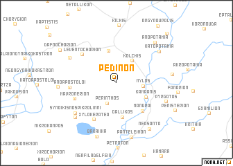 map of Pedinón