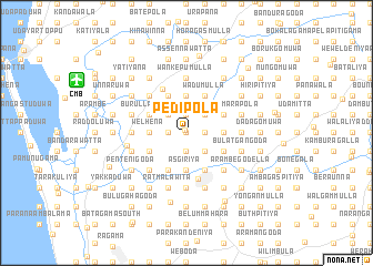map of Pedipola
