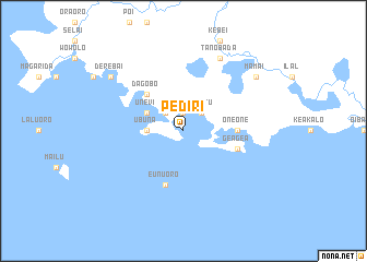 map of Pediri