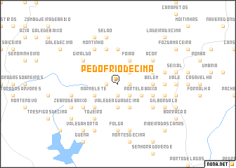 map of Pé do Frio de Cima