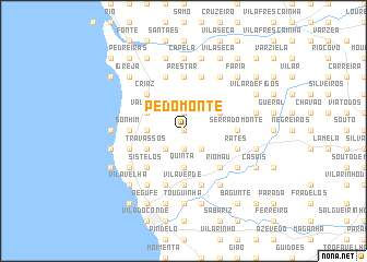 map of Pé do Monte