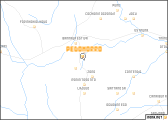 map of Pé do Morro