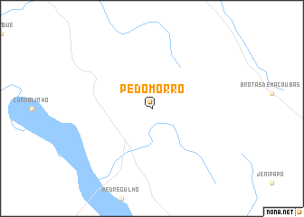 map of Pé do Morro