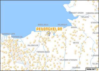 map of Pedongkelan