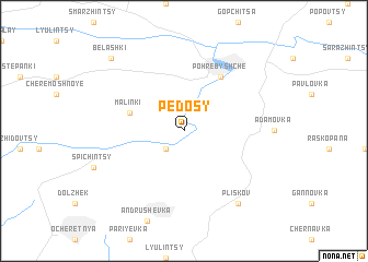 map of Pedosy